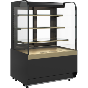 Витрина кондитерская Carboma KR70 VM 1,3-2 Standard (9005-0109) открытая