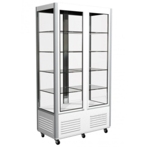 Витрина кондитерская Carboma D4 VM 800-1 (R800C Carboma) (цвет по схеме) 2 дверцы, стеклянные полки