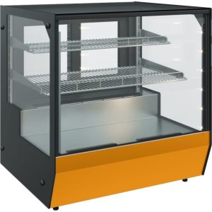 Витрина нейтральная (неохлаждаемая) настольная Carboma AC59 N 1,2-1 (фронт стандартный цвет)