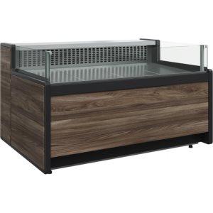 Витрина холодильная Carboma GC111 SM 1,5-2 (открытая) (1008 Темный дуб)