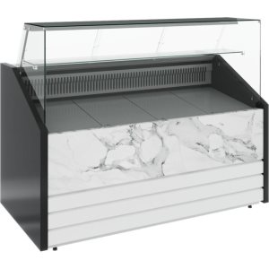 Витрина холодильная Carboma GC75 VM 1,2-1 фронт нестандартный цвет (динамика) - Изображение 3