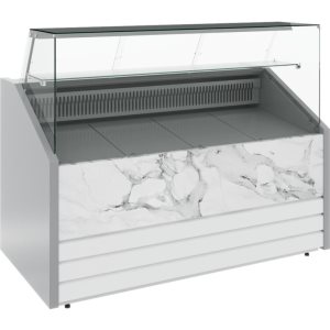 Витрина холодильная Carboma GC75 VM 1,5-1 фронт нестандартный цвет (динамика) - Изображение 5