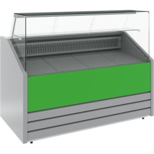 Витрина холодильная Carboma GC75 SV 1,0-1 фронт стандартный цвет