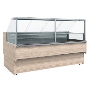 Витрина холодильная Carboma GC110 SV 2,5-1 (ВХСр-2,5 Carboma GC 110) (1006 дуб)