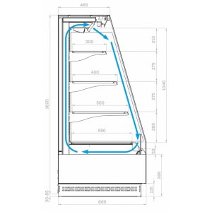 Горка холодильная Carboma F16-08 VM 1,3-2 (версия 2.0) (9006-9005) - Изображение 6
