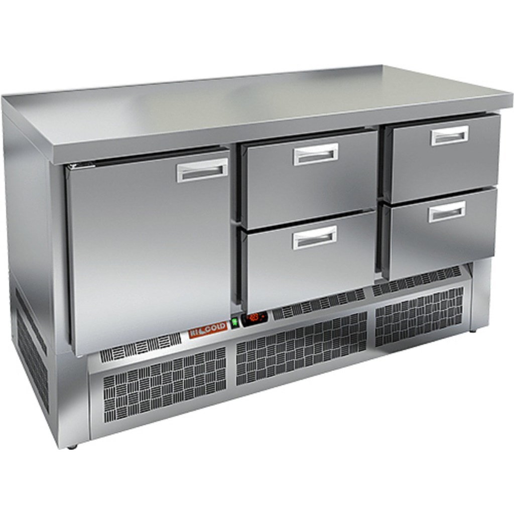 Стол холодильный среднетемпературный HiCold SNE 122/TN O замок (5)