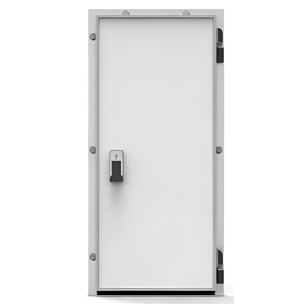 Дверь холодильная распашная одностворчатая НТ-РДО-1000*1800/120 (с металлической рамой)