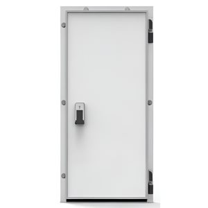 Дверь холодильная распашная одностворчатая СТ-РДО-1200*1800/80 (с металлической рамой)