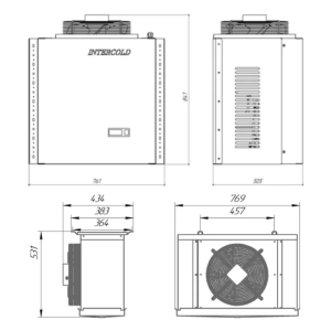 Сплит-система холодильная низкотемпературная Intercold LCM 324 PR FT - Изображение 4