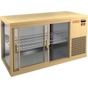 Витрина холодильная настольная HICOLD VRL 900 R Beige