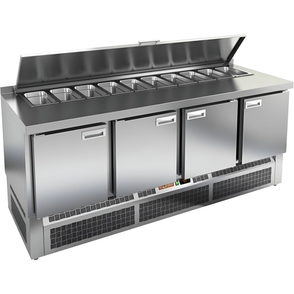 Стол холодильный для салатов HiCold SLE1-1111SN (1/3)