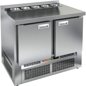 Стол холодильный для салатов HiCold SLES2-11SN без крышки