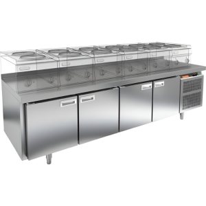 Стол морозильный HiCold SN 1111/BT LT под тепловое оборудование