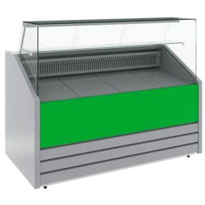 Витрина холодильная Carboma GC75 SV 1,8-1 фронт стандартный цвет (динамика)