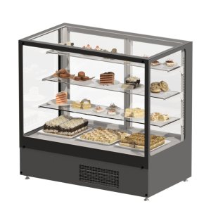 Витрина кондитерская Kifato РИО КУБ 1400