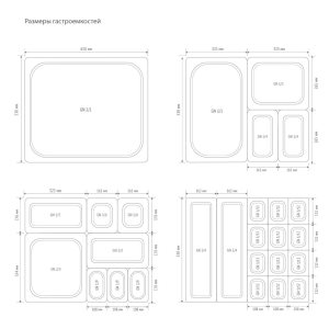 Гастроемкость HURAKAN GN-K 1/4-100 - Изображение 2