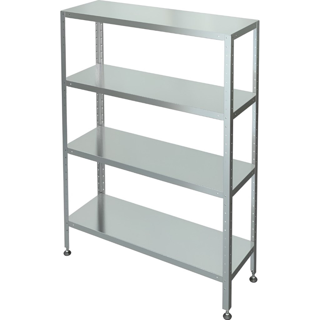 Стеллаж с 4-я сплошными полками МХМ С-4-0,3/0,6/1,8 